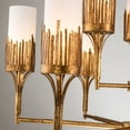 thumbnail image 4 of Lucas McKearn Sawgrass 9 Lt Chandelier in Gold Leaf, 4 of 7