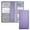 Taro purple, variant on Car Document Paper Folder Leather Vehicle Registration Organiser 5.15x9.56Inch