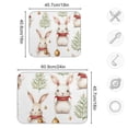 thumbnail image 3 of Rabbits Oranges Leaves Dish Drying Mat Dish Drainer Rack Mats Water Absorbent Non-Slip Easy Clean Heat Resistant for Kitchen Counter, 3 of 8