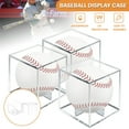 thumbnail image 5 of WEISIPU Baseball Display Case UV Protected Acrylic Clear Baseball Holder Square Cube Ball Protector Memorabilia Autograph Display Box, 5 of 9