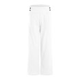 thumbnail image 4 of RFQWOVSR Women's High Waist Button Front Wide Leg Linen Pants with Pockets Loose Fit Casual Summer Trousers XL, 4 of 4