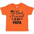 thumbnail image 3 of Inktastic My Best Friend is My Papa with Hearts Boys or Girls Toddler T-Shirt, 3 of 5