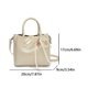 thumbnail image 2 of Mujeres Simple Crossbody Bagbody PU Cuero de cuero Versátil Bolso de mango de cuero (blanco), 2 of 9