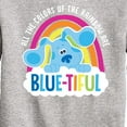 thumbnail image 3 of Blue Clues & You! - All The Colors Of The Rainbow Are Beautiful - Toddler And Youth Crewneck Fleece Sweatshirt, 3 of 5