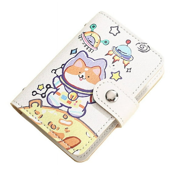 Mini Credit Card Holder with 20 Card Slots   2 ID Slots,Anti-Degaussing Bank Card Holder Coin Purse,D