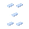 thumbnail image 3 of Vogacara 1 Set Double Sided Pumice Stone Washer for Hard Skin Tools Care Scrubber Exquisite Appearance Foot Exfoliators Color azul y blanco. 5piezas Vogacara CBP220285, 3 of 6