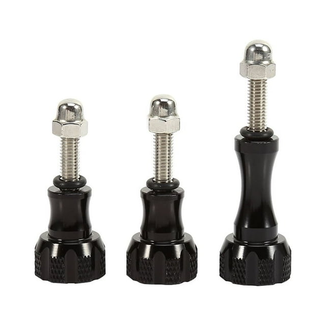 3Pcs Durable Thumb Knob Fixing Screw Bolt Nut Set for Gopro Hero 4/3/3+/2 Camera