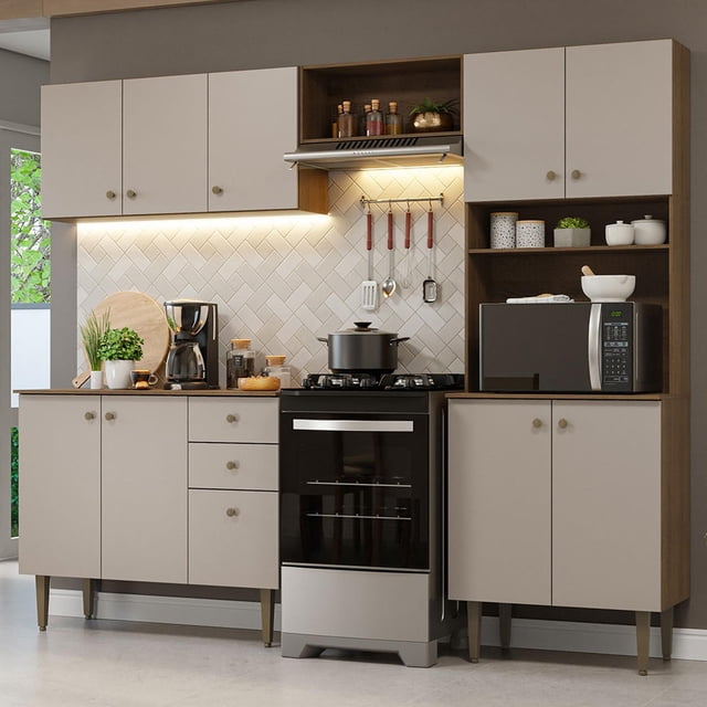 Cocina Integral Completa Modular Madesa Gourmet 235cm MC 11