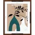 thumbnail image 5 of Art.com Slender Stems I Blue Art Print by Danhui Nai, Brown Frame Wall Art, 17" x 21", 5 of 5