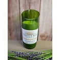 thumbnail image 3 of Repurposed Wine Bottle Candle Rosemary & Lemon 13.5oz Vineyard & Brew, 3 of 7
