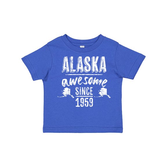 Inktastic Alaska Awesome Since 1959 Boys or Girls Toddler T-Shirt
