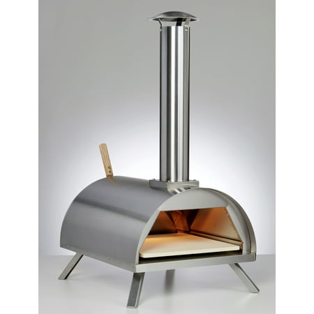 WPPO Portable Table Top Wood / Charcoal Fired Pizza Oven With Cooking