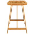 thumbnail image 4 of vidaXL Bar Table Outdoor Pub Table for Balcony Porch Garden Solid Wood Acacia, 4 of 13