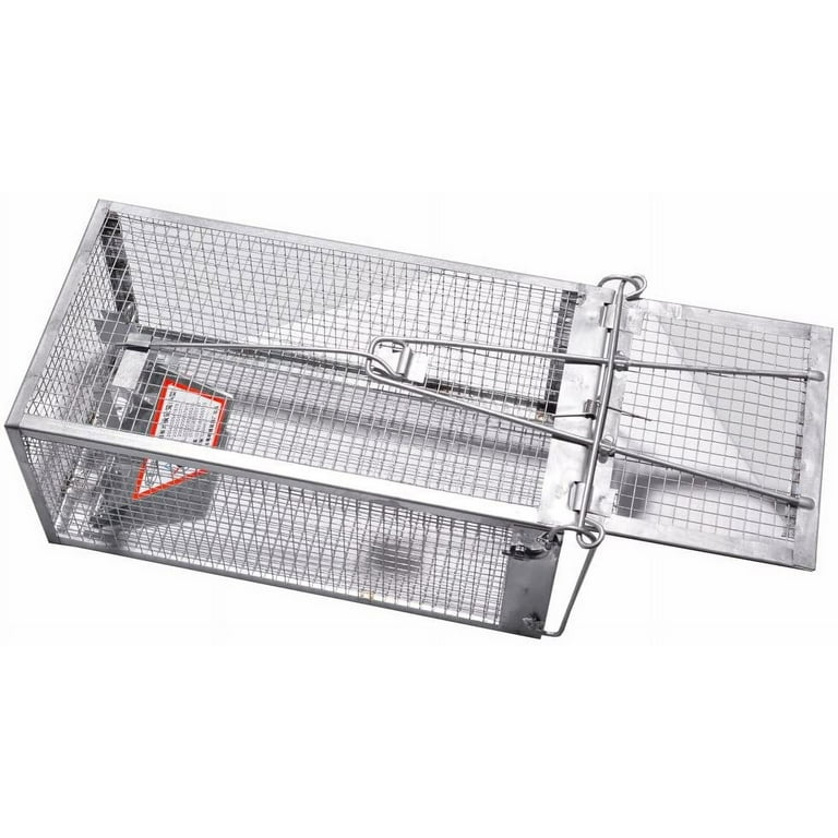 Black Iron Mouse Trap Cage: Humane Live Rat Catching Solution