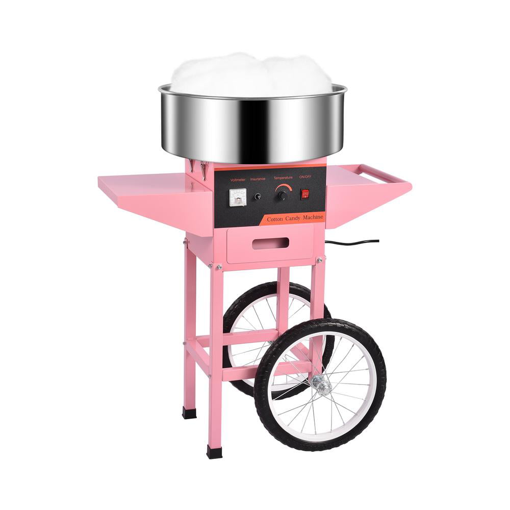 Electric Commercial Cotton Candy Machine Candy Floss Maker Pink … 