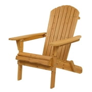 GoDecor Wooden Folding Adirondack Chair Accent