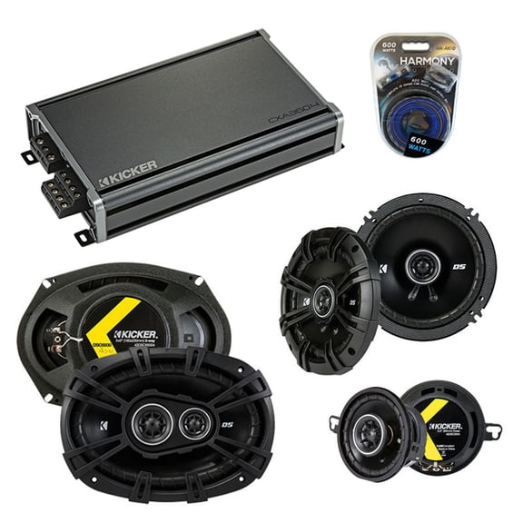 Fit Lincoln Continental 82-84 Speaker Replacement Kicker DS Series & CXA360.4