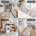 thumbnail image 5 of Math Equations Science Icons White Pattern Kitchen Rugs Sets Of 3,Kitchen Runner Rugs Non Skid Washable,Decorative Kitchen Floor Mats for Kitchen,Sink,Laundry,17"x30"+ 17"x47" + 17"x59", 5 of 6