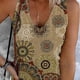 thumbnail image 3 of Camisa sin mangas con cuello en V profundo para mujer, camiseta sin mangas con estampado elegante informal a la moda para fiesta de citas, 3 of 7