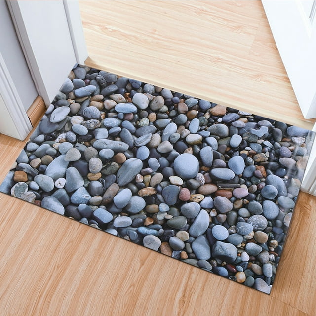 Cobblestone Wall Sticker PVC Wall Sticker Floor Sticker, 3D Cobblestone Wall Sticker, 19.7x27.6In 3D Wall Stickers For Bathroom For Corridor Home Decor