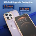 thumbnail image 5 of Allytechgroup Phone Case for Apple iPhone 16 Pro, Slim Fit Magnetic Back Cover Compatible with Mag-Safe Shockproof & Anti-Scratch iPhone 16 Pro Case Cover for Women Men,Purple, 5 of 7