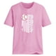 thumbnail image 4 of Blusa informal de manga corta con cuello redondo y estampado suelto de verano para mujer con estilo OAVQHLG3B Store  lin121212, 4 of 4