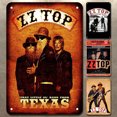 thumbnail image 2 of 4 Uds ZZ TOP Placa Metal Vintage Pintura Hierro Rectangular Bar para El 20x30cm, 2 of 9
