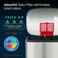 thumbnail image 5 of iTouchless SoftStep Combo Pack 13.2 Gallon and 1.32 Gallon Stainless Steel Step Trash Can, 5 of 8