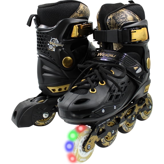 patines profesionales Centurfit Luz Led Ajustables Talla 21 a 23