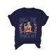 thumbnail image 1 of Blusas de Manga Corta para las Mujeres Divertida Impresión Cuello Redondo Camiseta Vintage, Blusas de Primavera para las Mujeres, 1 of 4