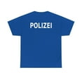 thumbnail image 2 of Polizei Front Back German Bundespolizei Federal Police Costume T-Shirt Tee - Royal / M, 2 of 4