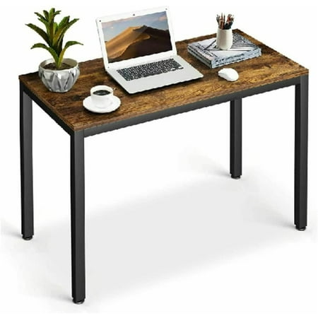 Writing Work Desk 40 Inch Laptop Desktop Pc With Adjustable Floor Protector Sy Metal Frame Modern Office Study Workstation Easy To Assemble Home Canada Laptop Desk Desktop Pc, What Is A Small Writing Desk Called