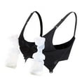 thumbnail image 6 of Sngxgn Women's Wireless Seamless Full-Coverage Convertible T-Shirt Bra(Black,XXL), 6 of 6