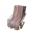 thumbnail image 4 of Peach Soft Flannel Fleece Throw Blanket, Lace Design on Soft Colored Background Ornamental Pattern Wedding Inspired Image, Cozy Plush for Indoor and Outdoor Use, 60" x 80", Coral White, by Ambesonne, 4 of 6