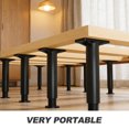 thumbnail image 3 of HEANUJJ 2Ud Soportes Para Muebles Multifuncionales En Negro Para Reemplazo De Patas De, 3 of 8