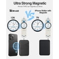 thumbnail image 2 of ExtreLife Ultra-Thin Magnetic Card Holder, Vegan Leather Magnetic Phone Wallet Card Holder Compatible for iPhone 17/16/15/14/13/12 Series, 2 of 7