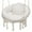 Beige, variant on MoNiBloom Hammock Chair, Hanging Swing with Macrame and Cushion, Hanging Cotton Rope Chair for Indoor Outdoor Bedroom Patio Yard Deck Garden and Porch, Max 350 lbs, Beige/Green