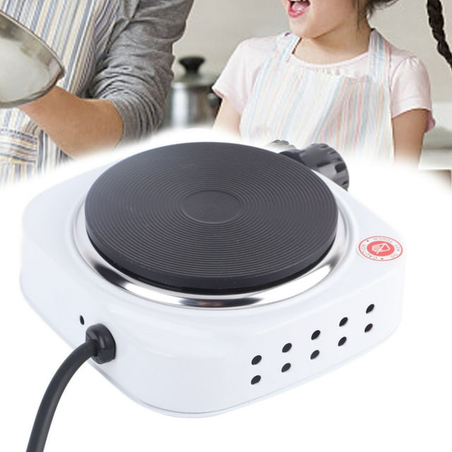 Mini estufa Eléctrica Portátil de 500 W, Calor Controlado, Adecuada para cocinar Sopa, Gachas, Olla Caliente, Alta Eficiencia Térmica, Fácil de Limpiar, Diseño Portátil