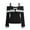 Black, variant on Women Cold Shoulder Sweater Long Sleeve Contrast Lace Splicing Knit Pullovers Off Shoulder Bow Front Fall Winter Jumper Tops
