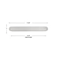 thumbnail image 2 of GlideRite 7-1/4 in. Rounded Backplate 6-5/16 in. 160mm Center-Center, Satin Nickel, 2 of 3