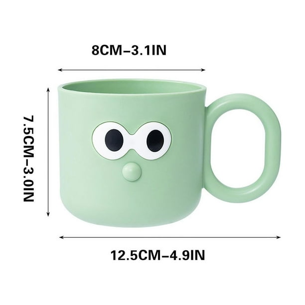Pisexur Batería de cocina Vaso para cepillo de dientes Vaso para enjuague bucal Vaso para artículos dentales Vaso de plástico para dientes Vaso para enjuague para la cocina del hogar
