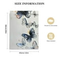 thumbnail image 2 of Nawypu Blue Butterfly Canvas Wall Art Abstract Texture Painting White Butterfly Picture Black Texture Poster Modern Butterfly Canvas Modern Texture Prints Abstract Butterfly Artwork Decor  No Frame, 2 of 5