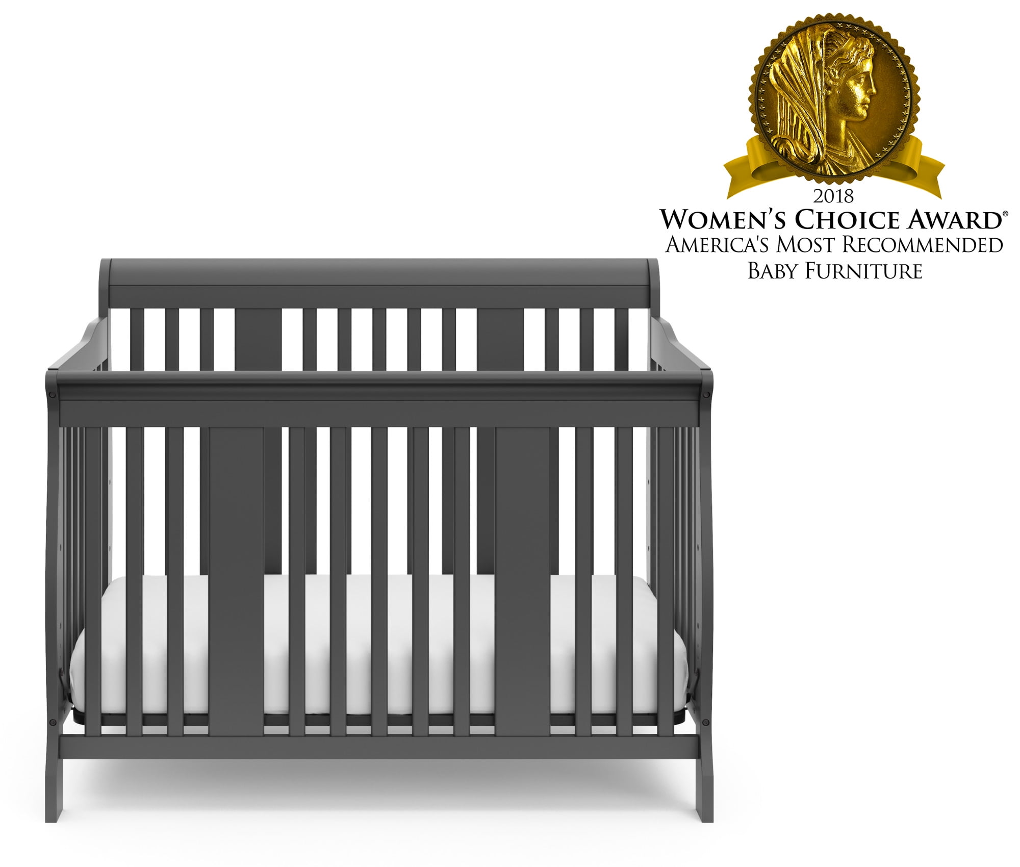 Storkcraft Tuscany 4 In 1 Convertible Crib Espresso Walmart Com