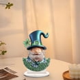 thumbnail image 4 of St. Patrick’s Day Decorations - 4-Leaf Clover Acrylic Centerpiece, Lucky Shamrock Table Decor, Green Party Supplies, Irish Holiday Home & Office Accent, 4 of 9