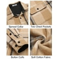 thumbnail image 5 of COOFANDY Men's Shirt Casual Flannel Shirts Long Sleeve Fall Shirt Jackets, 5 of 6