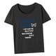 thumbnail image 4 of Camiseta para mujer, camiseta básica, ropa de calle, disfraz, camiseta con cuello redondo para oficina, vacaciones, regalo para mujer M, 4 of 10