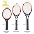 Executioner Racket The Executioner Pro Fly Swatter Racket Mosquito Zapper 55cm - Walmart.com