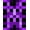 Purple, Pattern 2, variant on Flatwoven High Traffic Area Rug, Checkerboard Mosaic Runner Featuring Irregular Purple and Black Tiles, Non Slip, Stain Resistant, Washable Area Rugs for Living Room, Bedroom(Purple, 4X6)