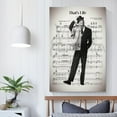 thumbnail image 4 of Frank Sinatra 42 Canvas Poster Wall Decorative Art Painting Living Room Bedroom Decoration Gift, 4 of 5