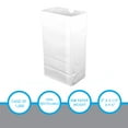 thumbnail image 5 of White Paper  Bags - Case of 1,000, 5 of 7